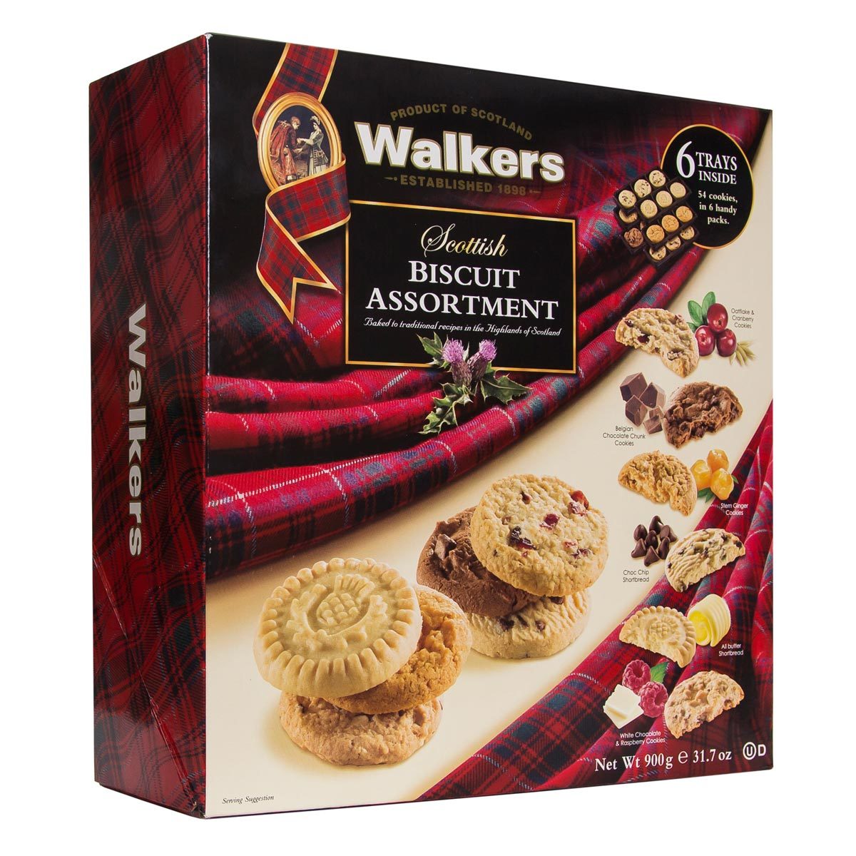 Scottish Biscuit Assortment, Walkers (900g)