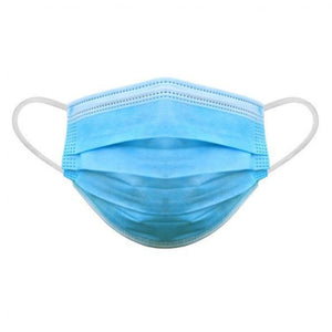 Protective Disposable Face Mask, 3-Ply (10 Masks)