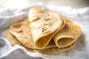Brown Mediterranean Wrap Bread, Taza Bakery (5pk)