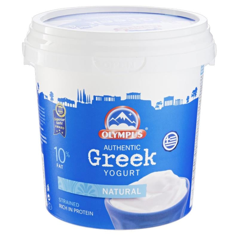 Natural Greek Yogurt 10% Fat, Olympus (1kg)