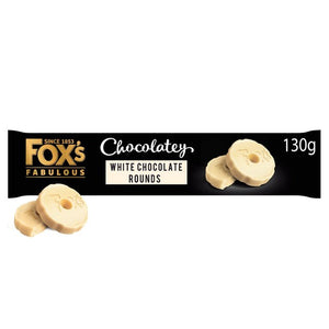 White Chocolate Rounds, Fox’s Biscuits (130g)