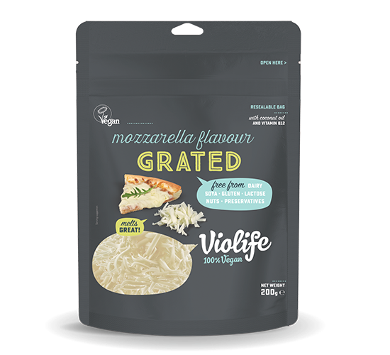 Grated Mozzerella, 100% Vegan, Violife (200g)