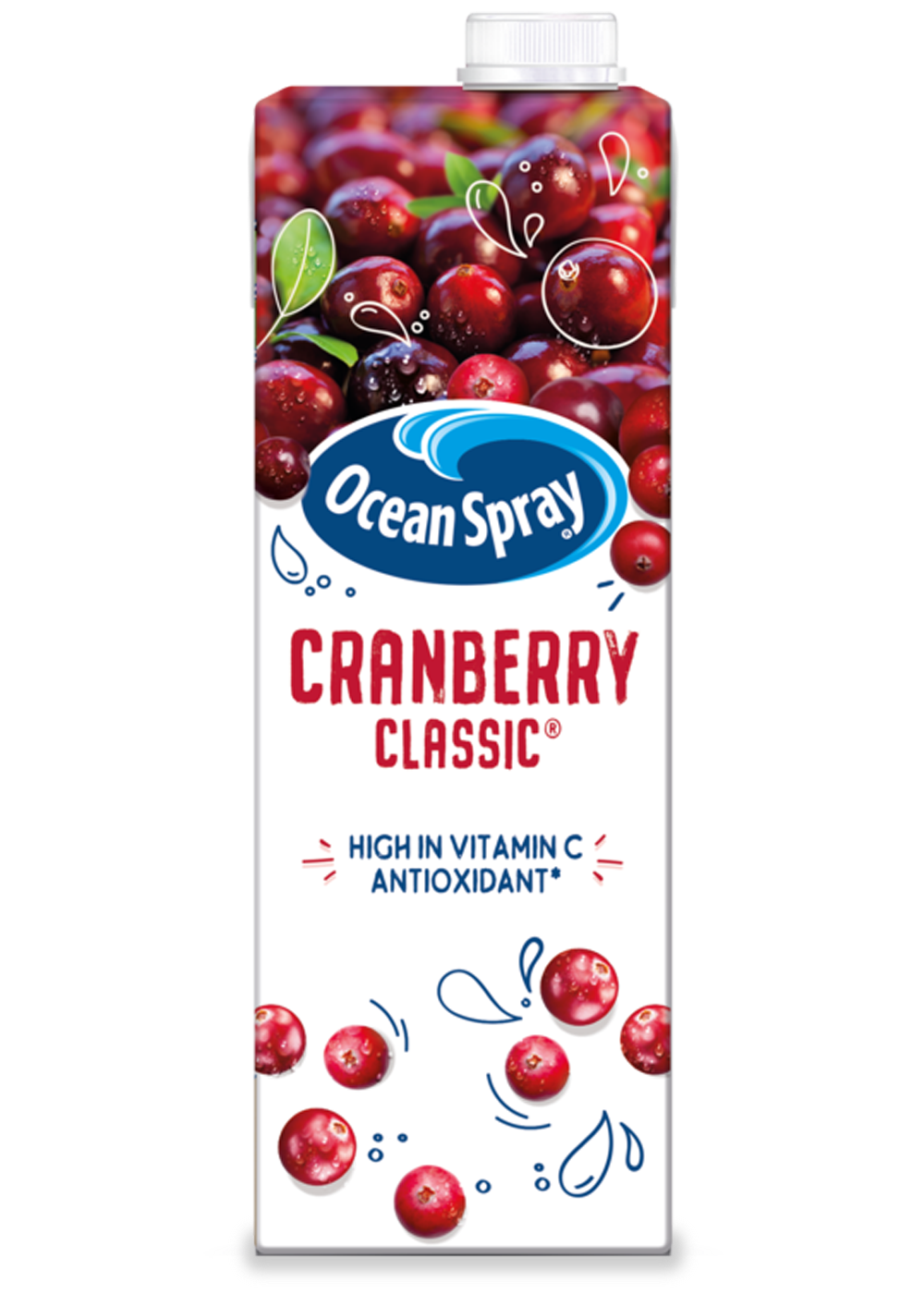 Classic Cranberry Juice, Ocean Spray (1ltr)