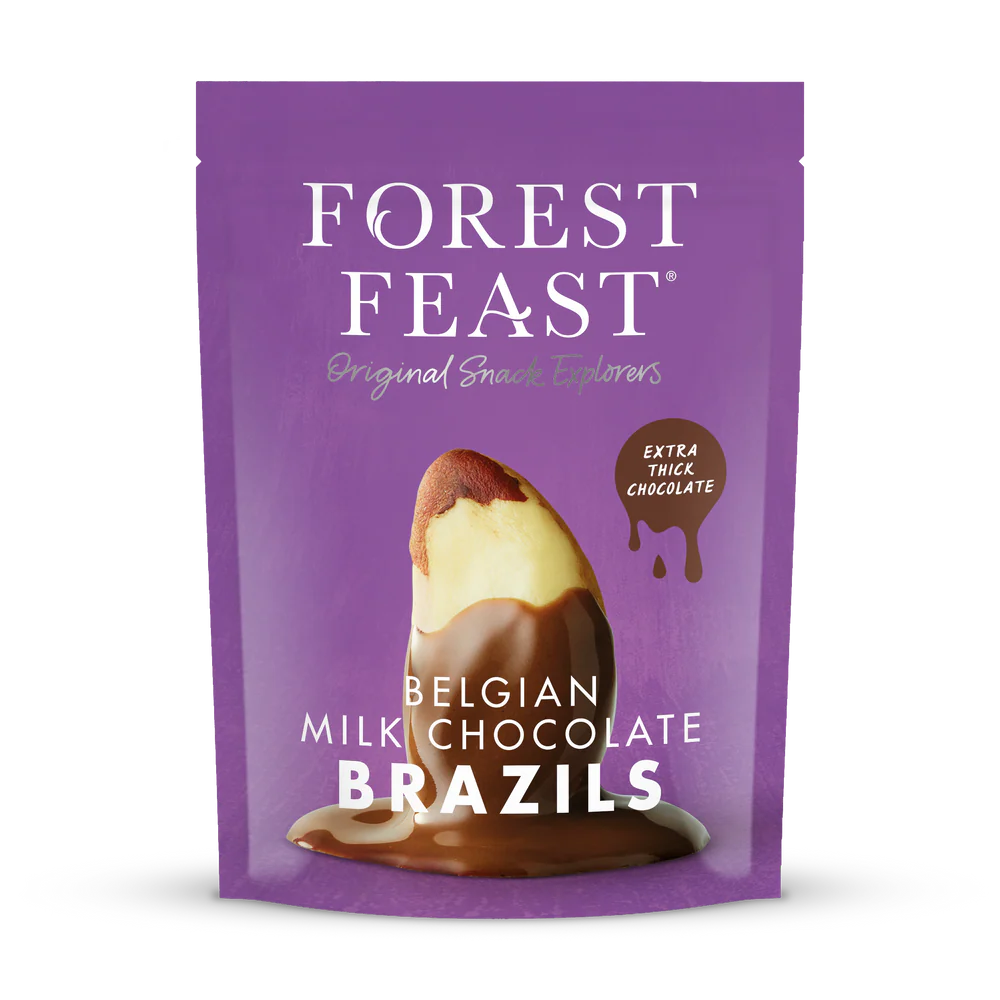 Belgian Milk Chocolate Brazil Nuts, Forest Feast (1kg)