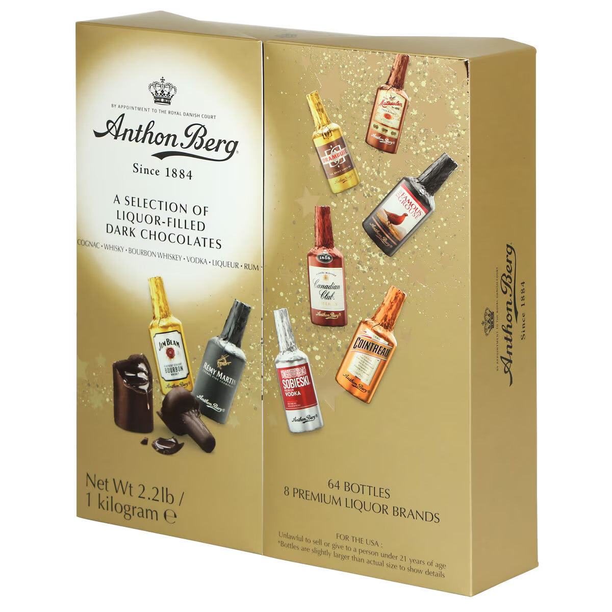 Chocolate Liqueurs, Anthon Berg (1kg)
