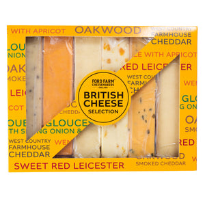 British Cheese Selection, Ford Farm (6x200g)