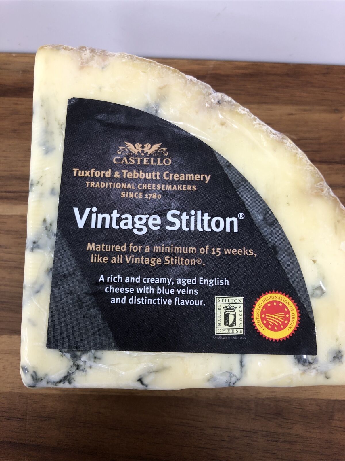 1780 Vintage Stilton Cheese, Tuxford & Tebbutt (454g)