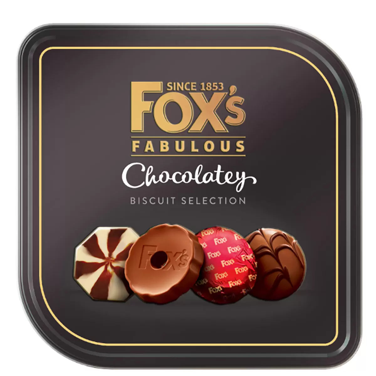 Chocolatey Biscuit Collection, Fox’s (730g)