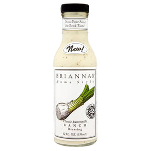 Classic Buttermilk Ranch Sauce, Briannas (355ml)