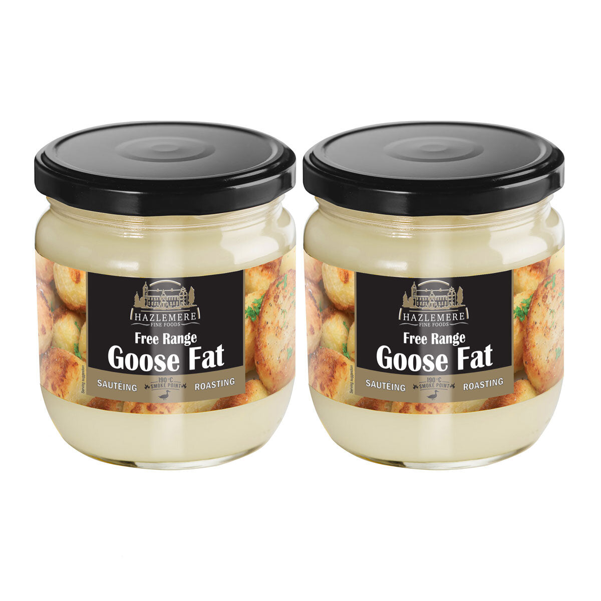 Goose Fat, Free-Range, Hazlemere Fine Foods (2x320g)