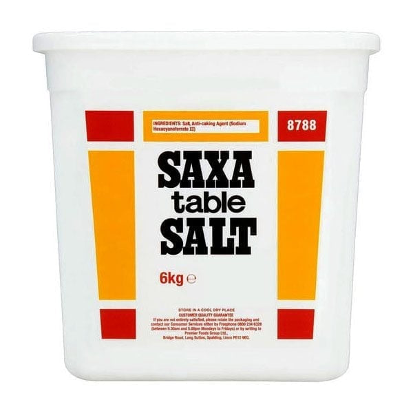Salt Saxa 6 kg - Capital Wholesalers