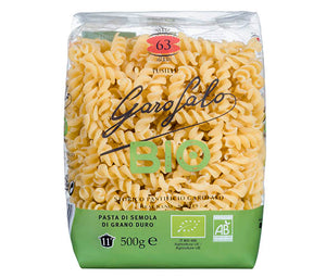 Organic Fusilli Pasta, Garofalo (500g)