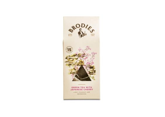 Brodies Green Tea with Japanese Cherry - Capital Wholesalers
