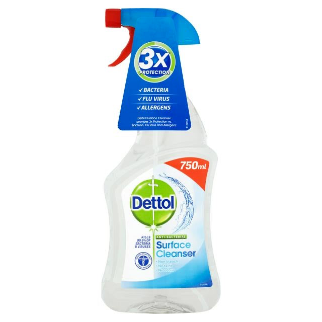 Antibacterial Surface Cleaner Spray, Dettol (750ml)