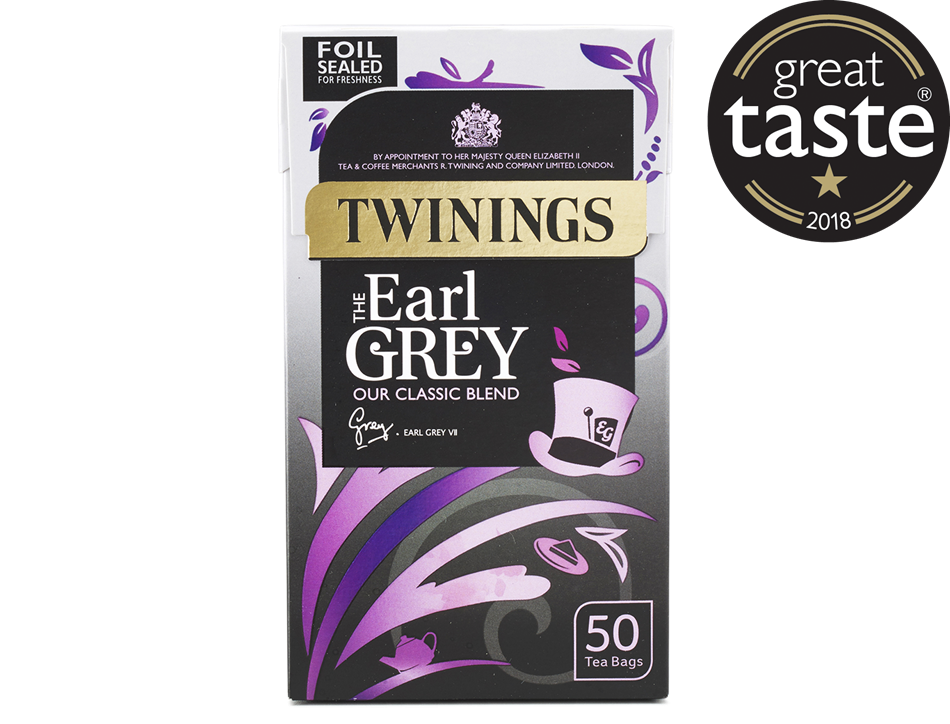 Earl Grey Decaffeinated Tea, Twinings (50 bags)