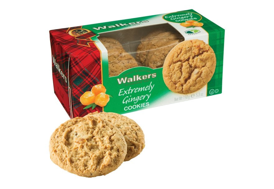 Walkers Extremely Gingery Cookies - Capital Wholesalers