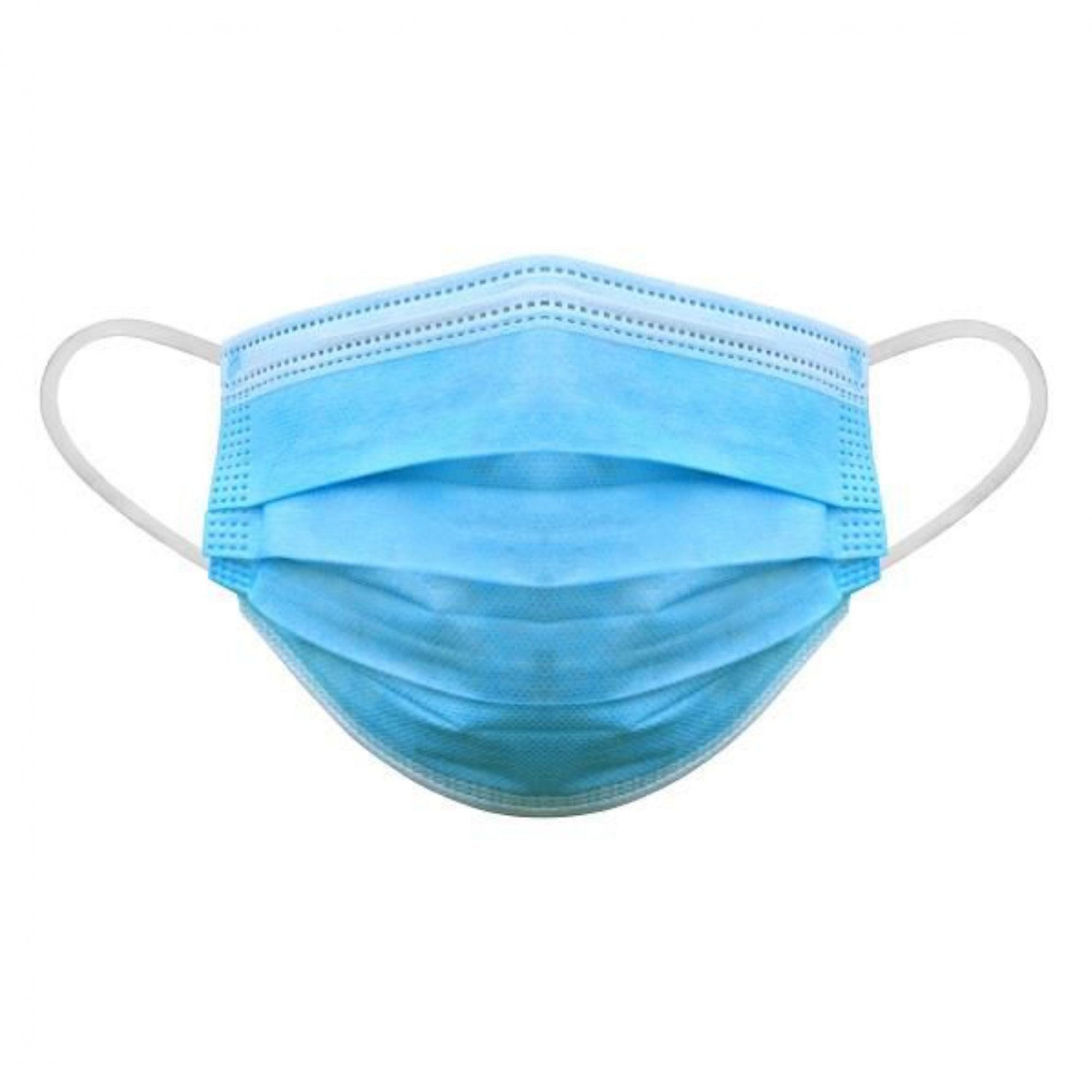 Protective Disposable Face Mask, 3-Ply (50 Masks)