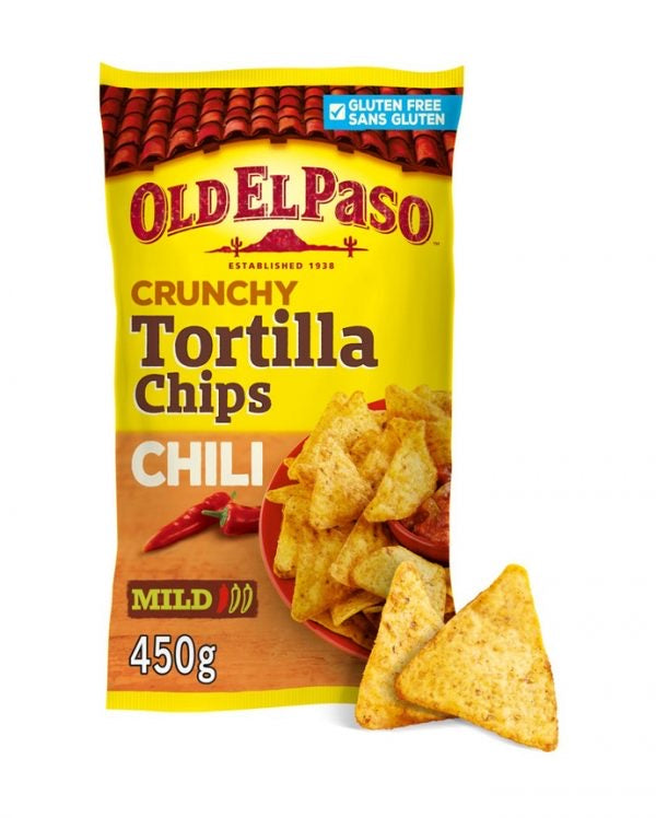 Extra Large Tortilla Chips Chilli  450 grams - Capital Wholesalers