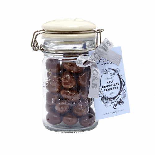Sea Salted Caramel Almonds In Milk Chocolate, Cartwright And Butler (150g)