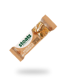 Hazelnut & White Chocolate Oat Bar, Stoats (50g)