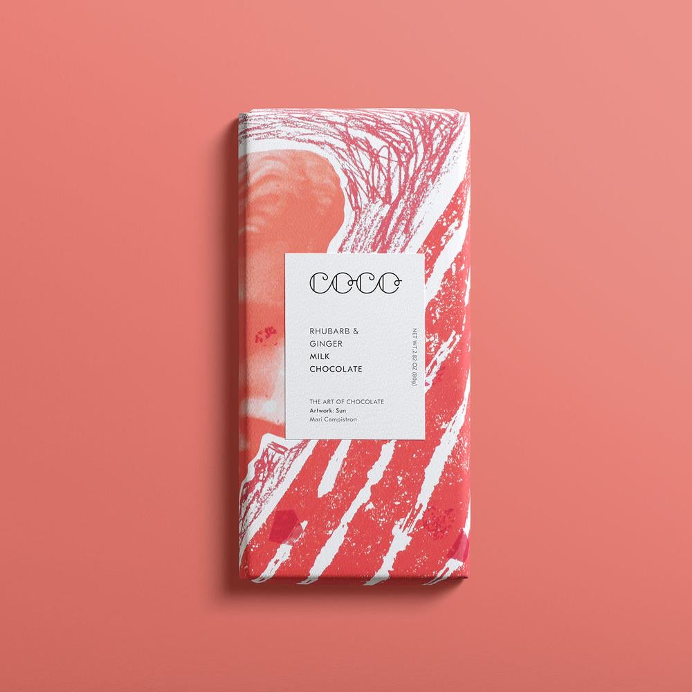 Rhubarb & Ginger / Milk Chocolate - Capital Wholesalers