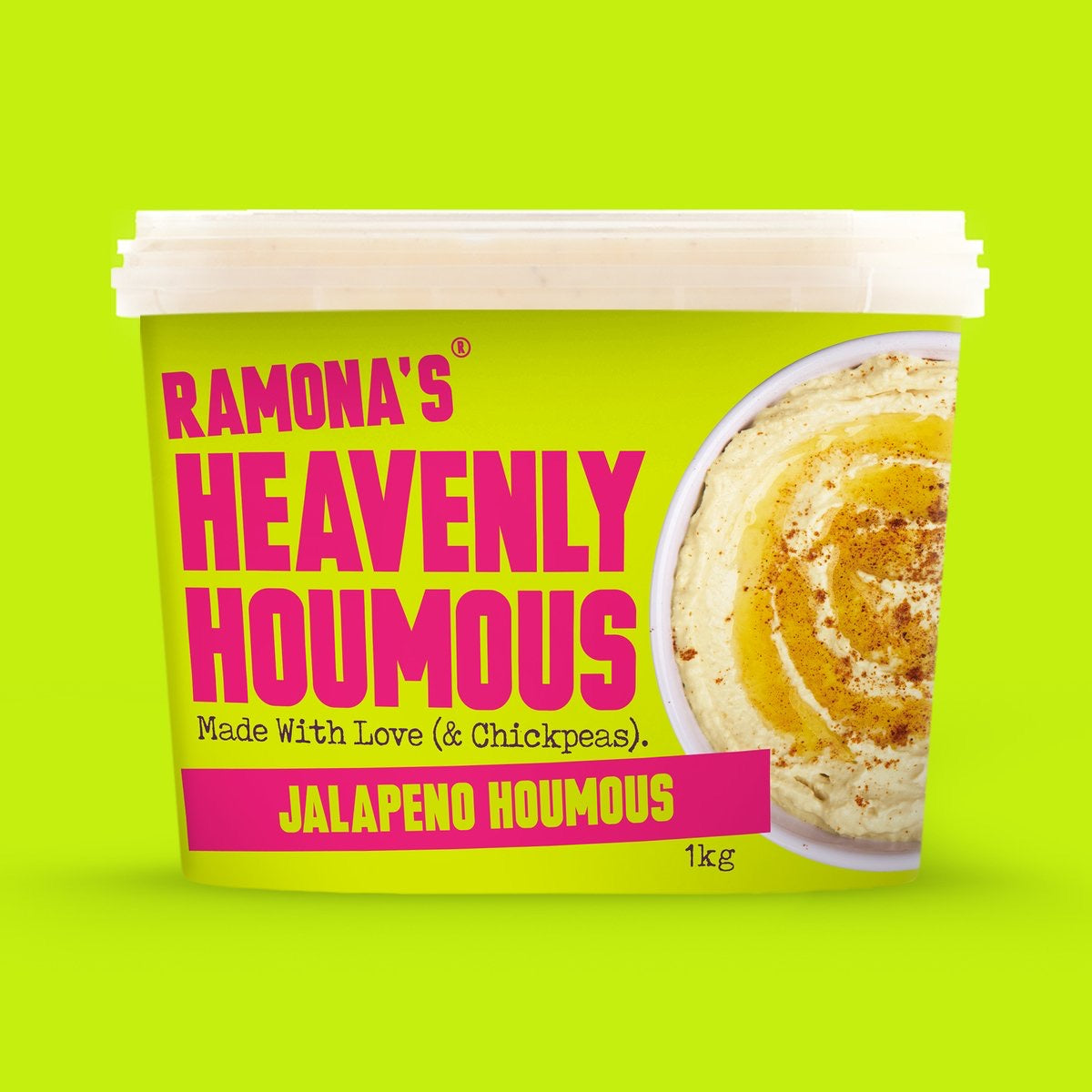 Jalapeño Heavenly Houmous, Ramona's Kitchen (750g)