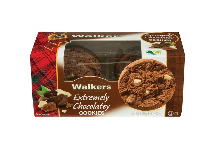 Walkers Extremely Chocolatey Cookies - Capital Wholesalers
