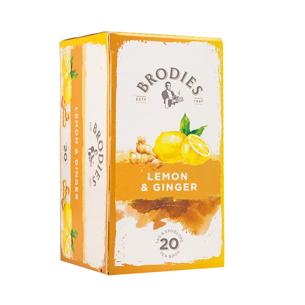 Lemon & Ginger, Brodies (20 bags)